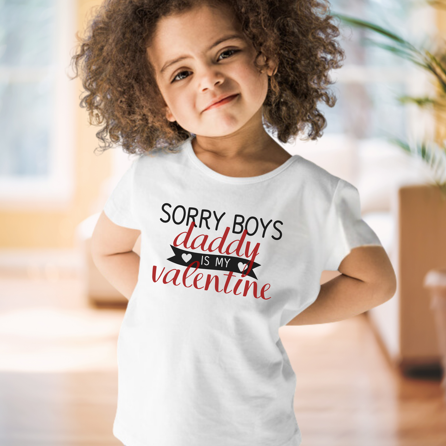 'Sorry Boys' Children's Valentines Day T Shirt