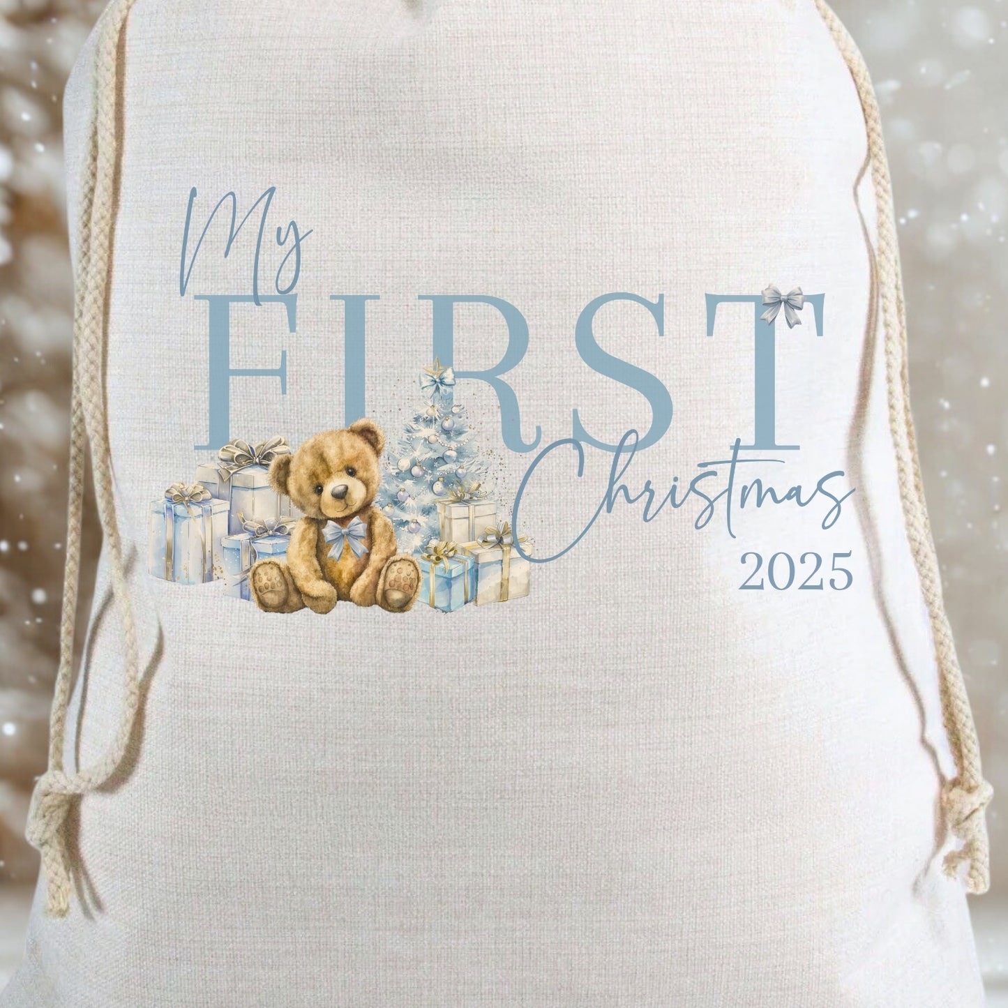 Personalised My First Christmas Luxury Santa Sack