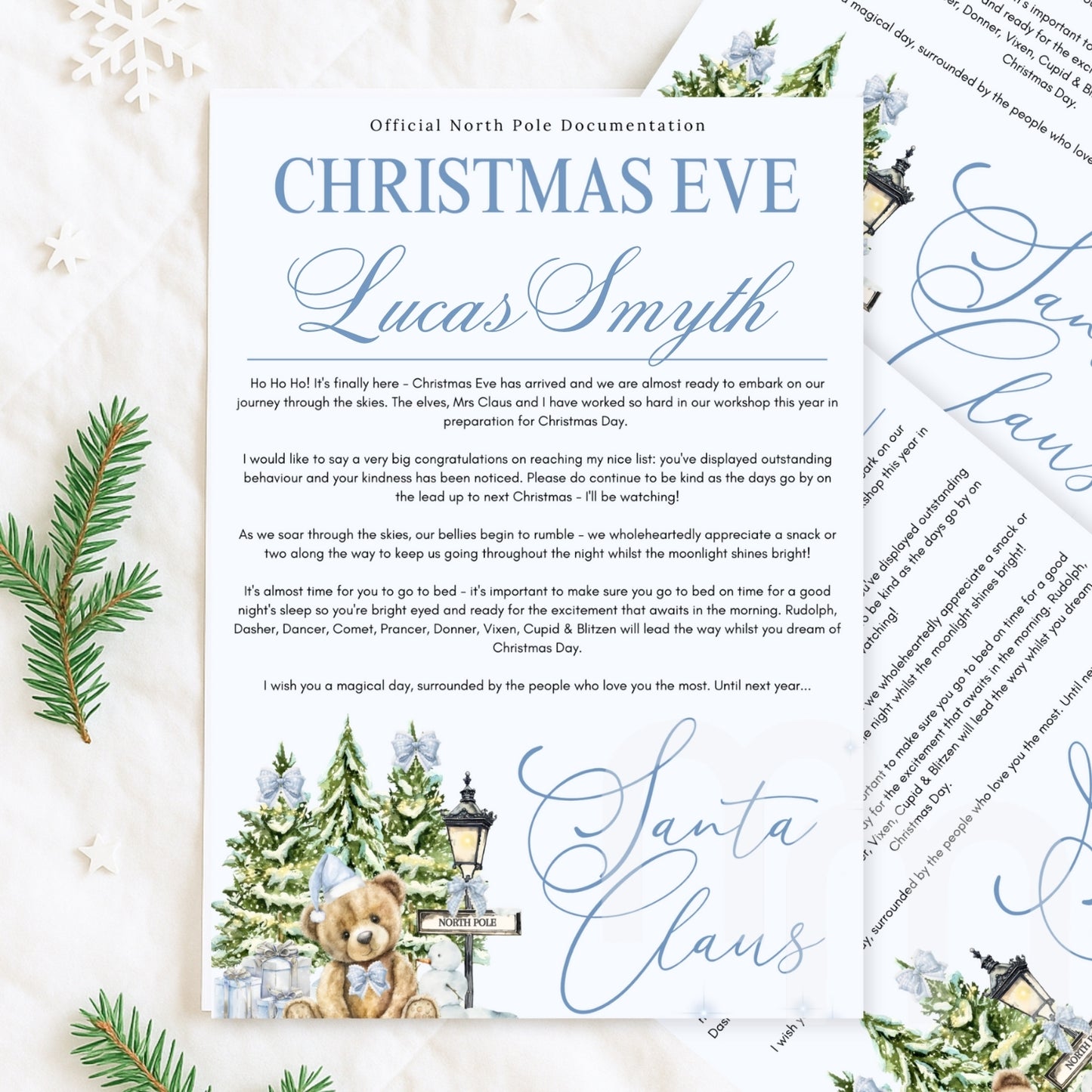 Personalised Christmas Eve Letter from Santa