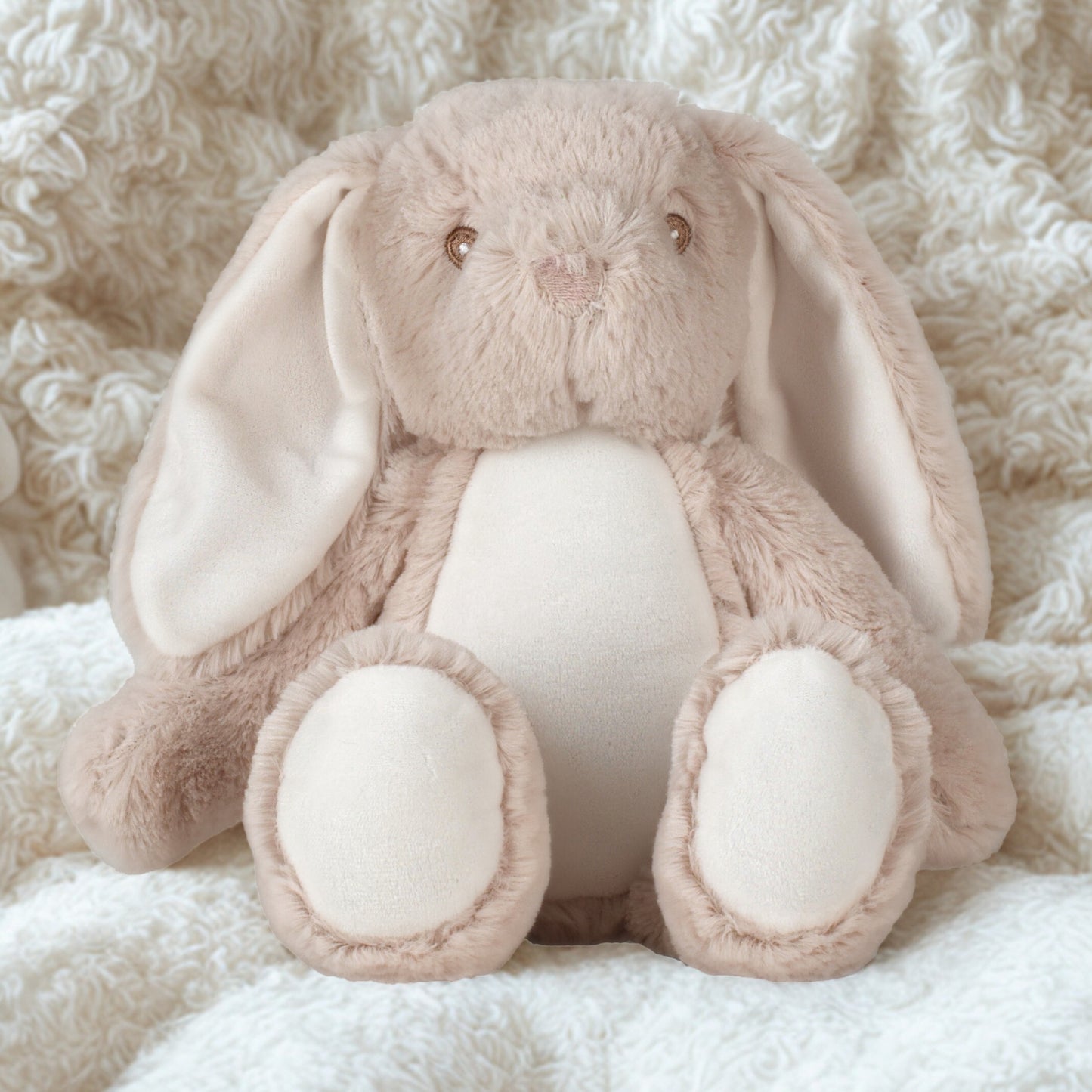 Personalised Baby New Born Bunny & Cushion set