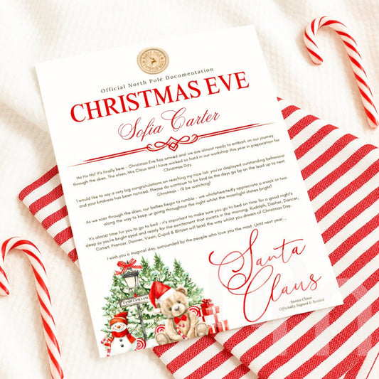 Personalised Christmas Eve Letter from Santa
