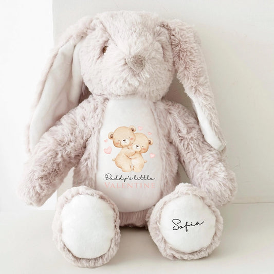 Personalised Little Valentine Bunny