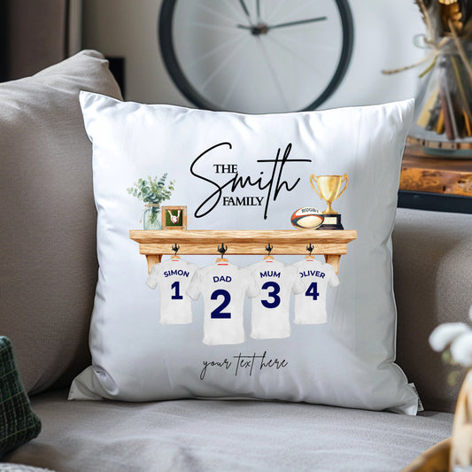 Personalised Rugby Shirt Print | Mug | Cushion | Framed Print