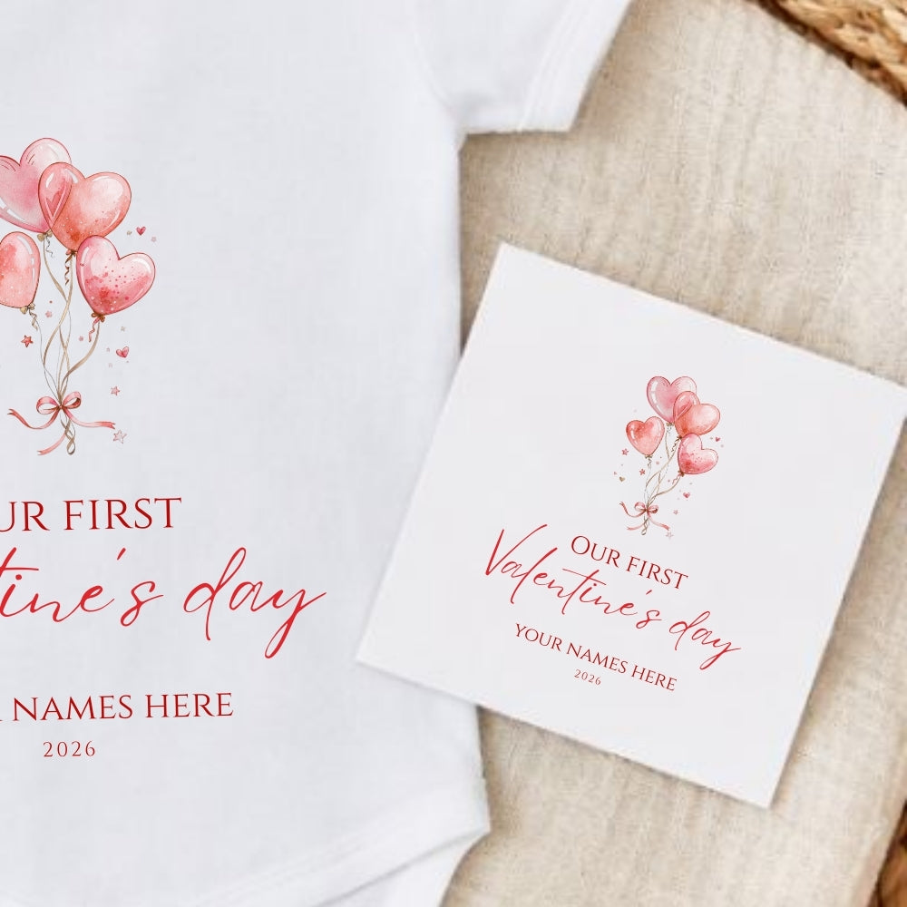 Personalised My First Valentines Day Keepsake Letterbox Gift Set