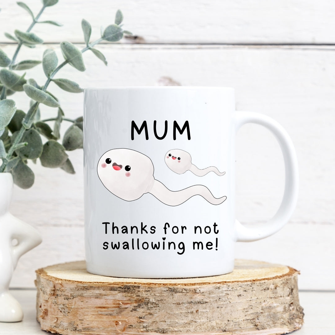 'Thanks for not swallowing me' Gift Mug