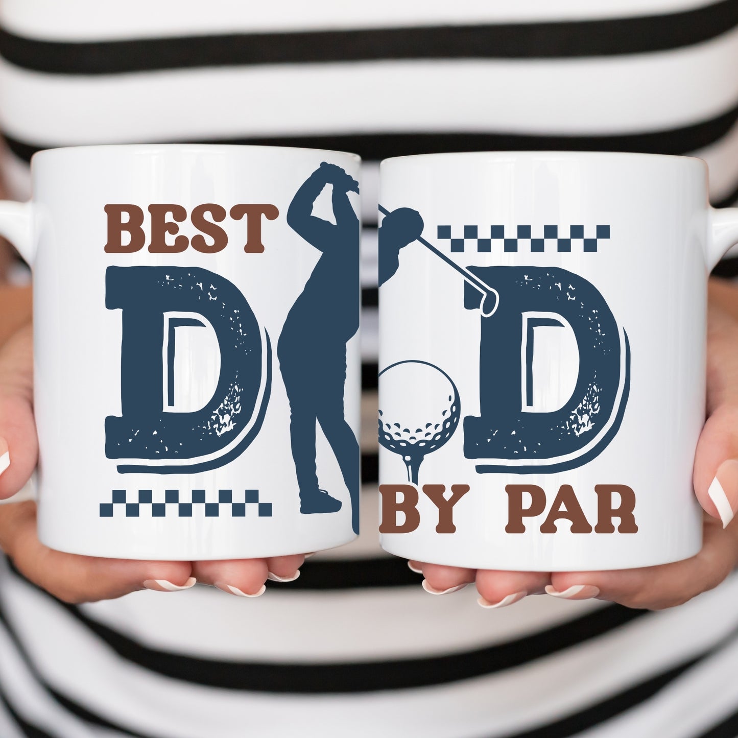 Best Dad by Par Golfing Dad Gift Mug