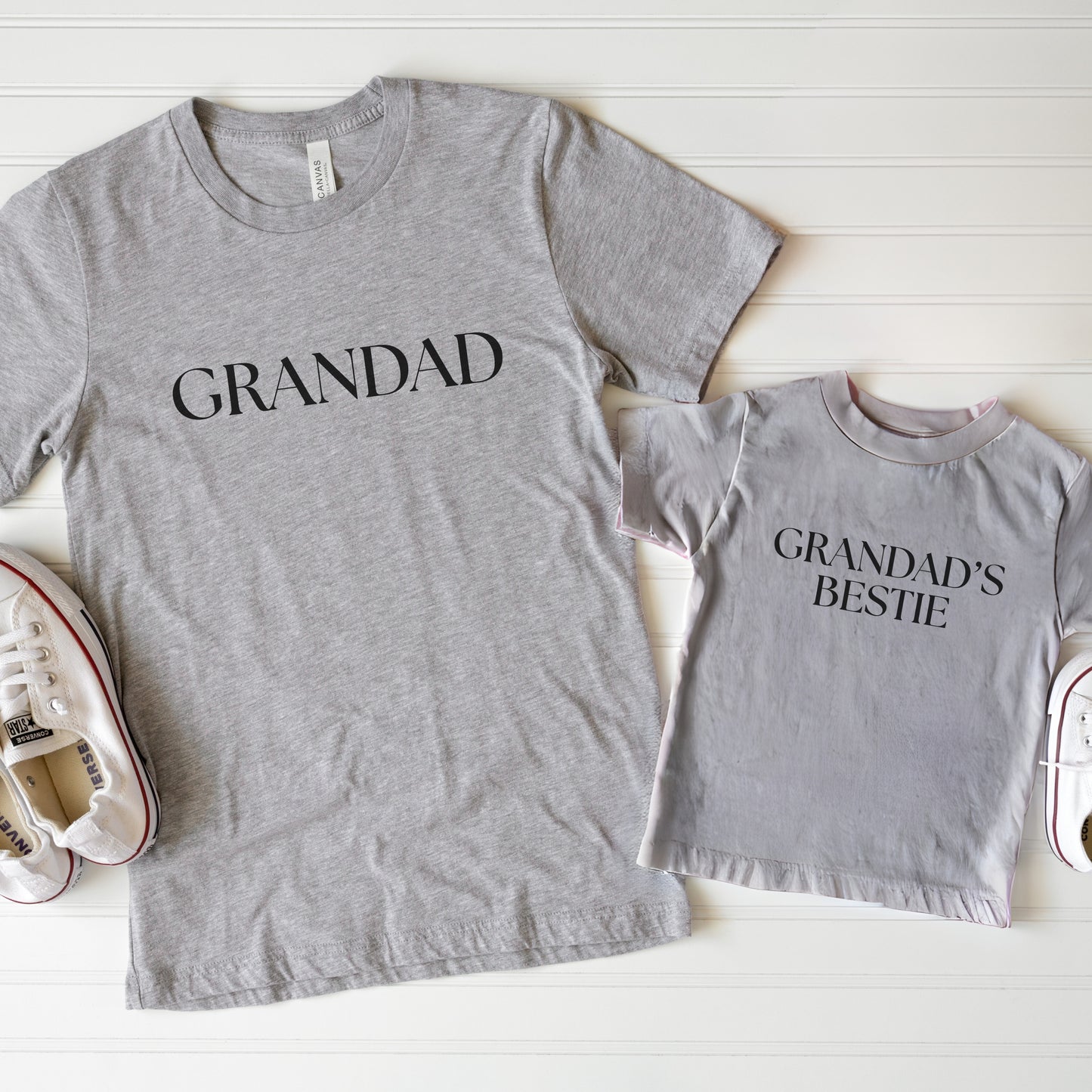 Grandad & Grandad's Bestie Matching Adult T-shirt