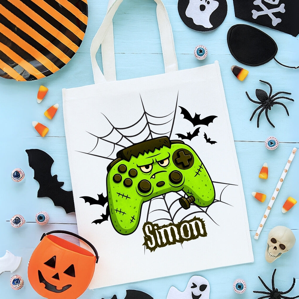 Personalised Trick or Treat Bags – Halloween Themed Game Controllers