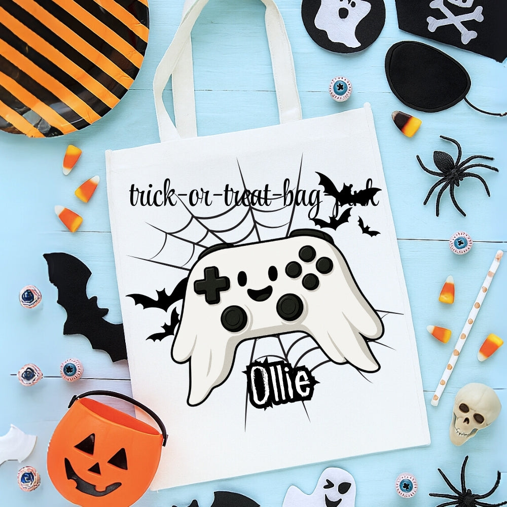 Personalised Trick or Treat Bags – Halloween Themed Game Controllers