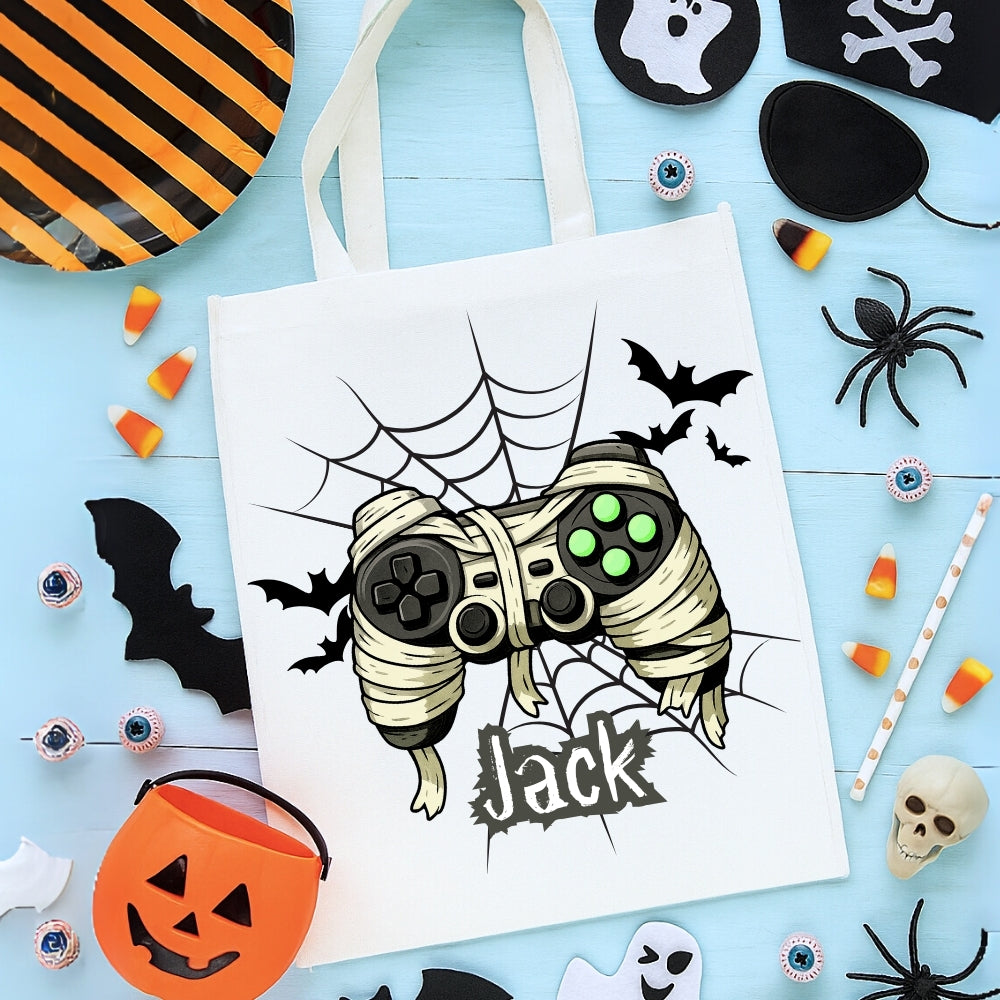 Personalised Trick or Treat Bags – Halloween Themed Game Controllers
