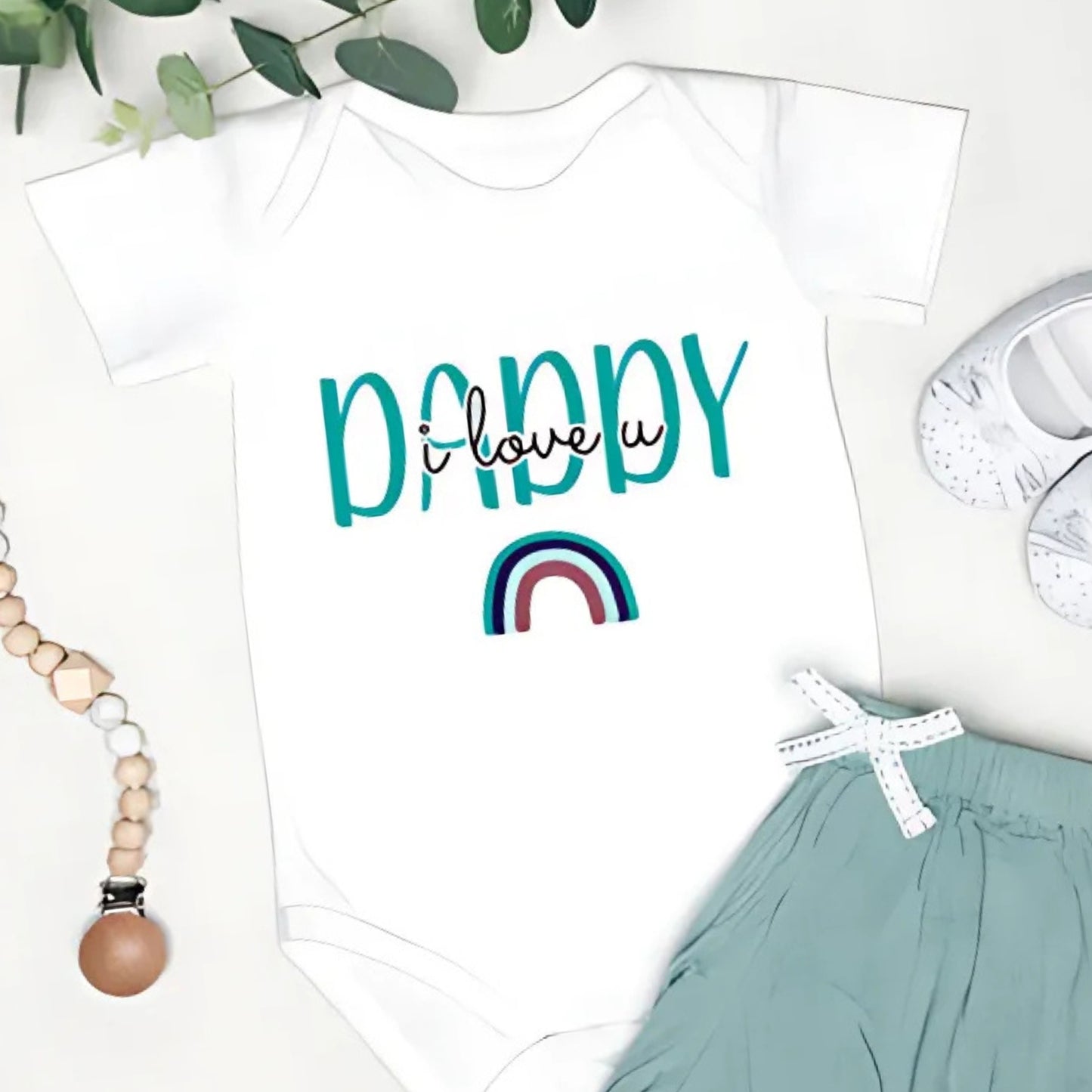 Daddy I Love You Baby Vest