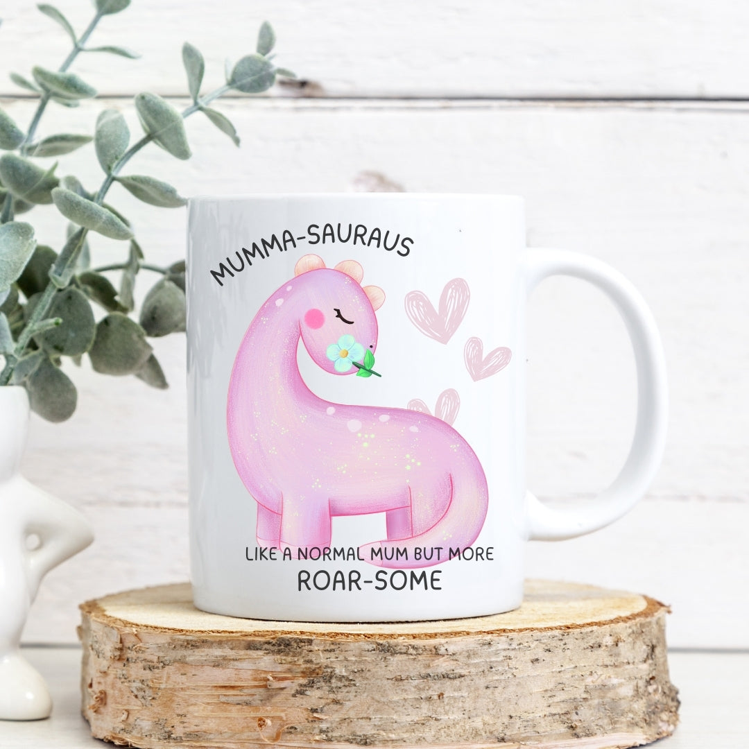 Pink 'Mumma-Saurus' Gift Mug