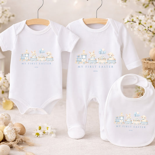 My First Easter 2026 Sleepsuit & Vest Set