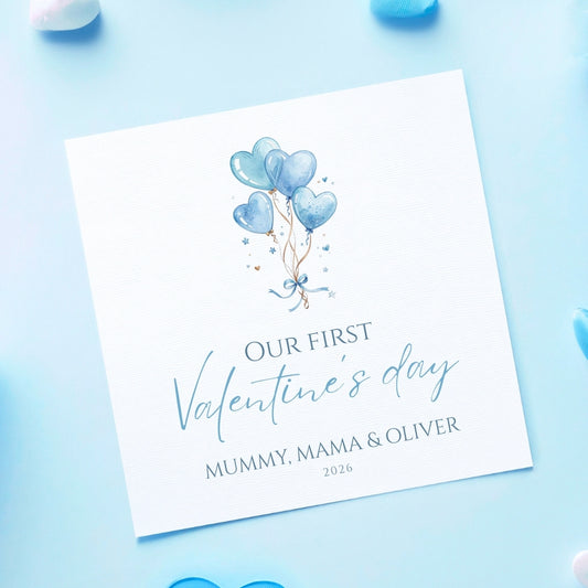 Personalised Baby's First Valentines Day Card