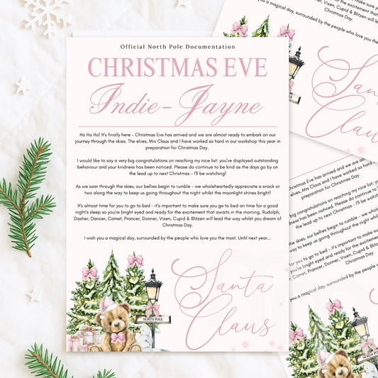 Official Christmas Eve Letter from Santa