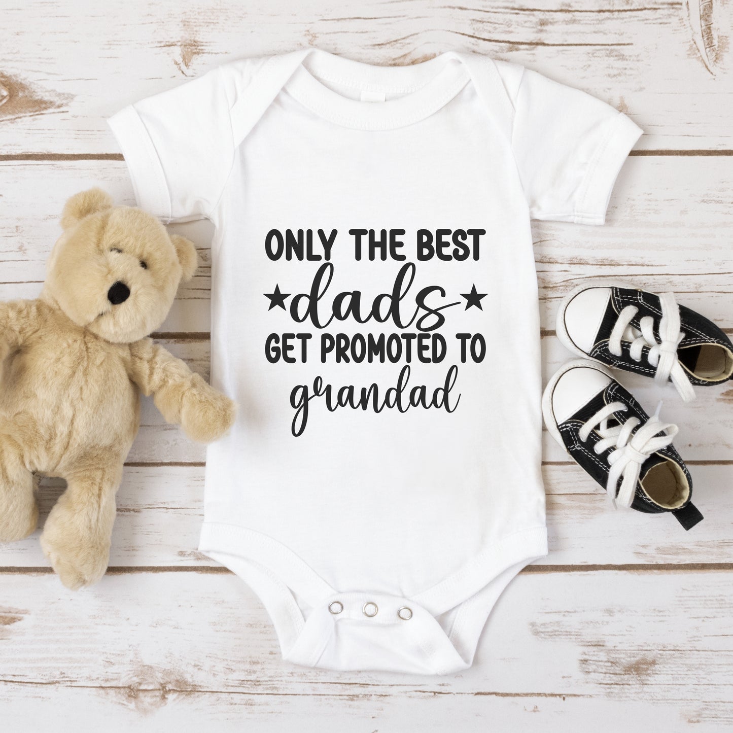 Only the best Dad's get promoted to Grandad's Pregnancy Announcement