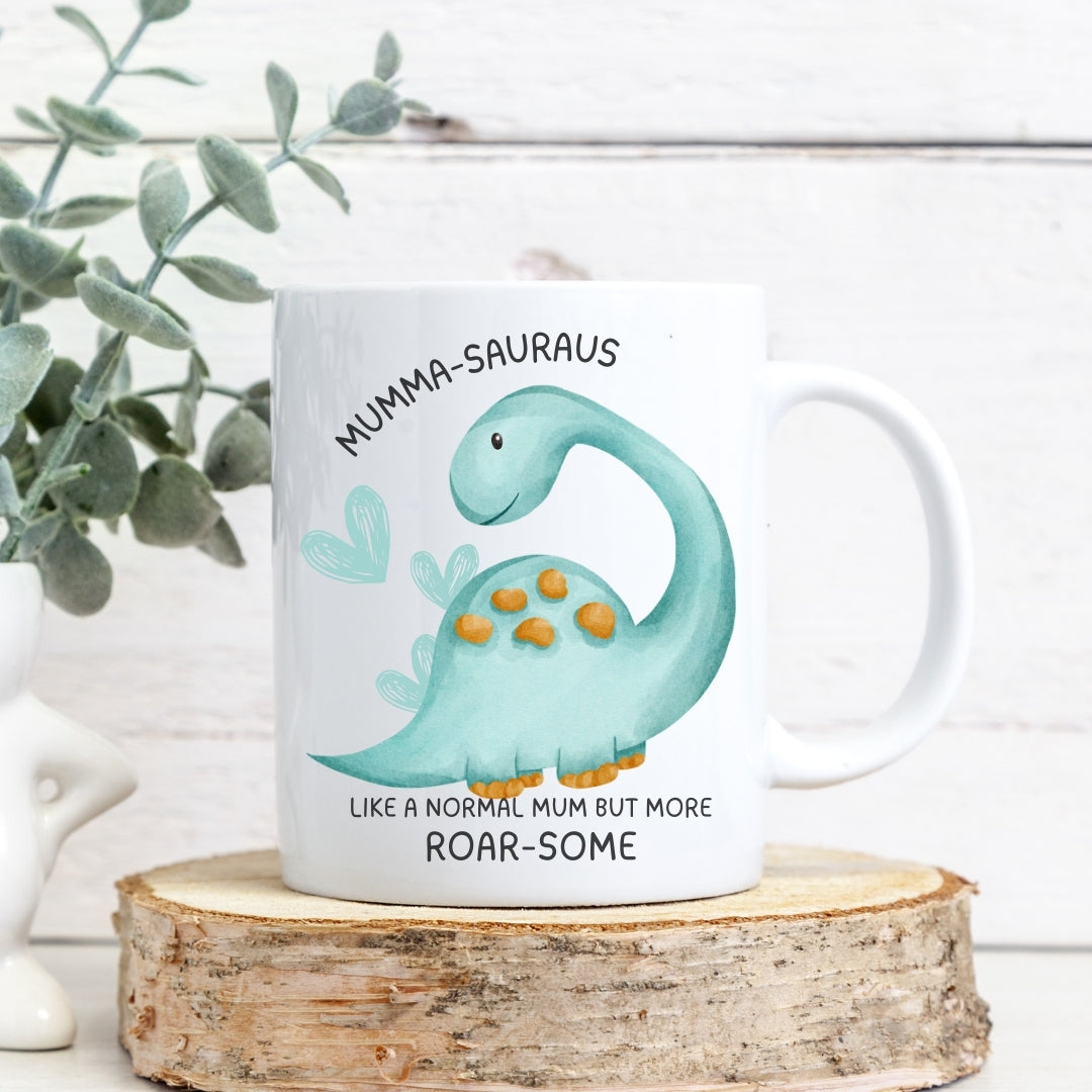 Blue 'Mumma-Saurus' Gift Mug