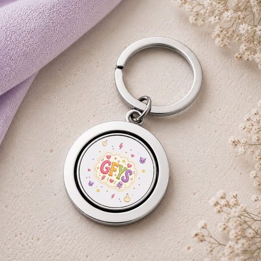 Stef's Bits Playful Doodles Keyring Collection