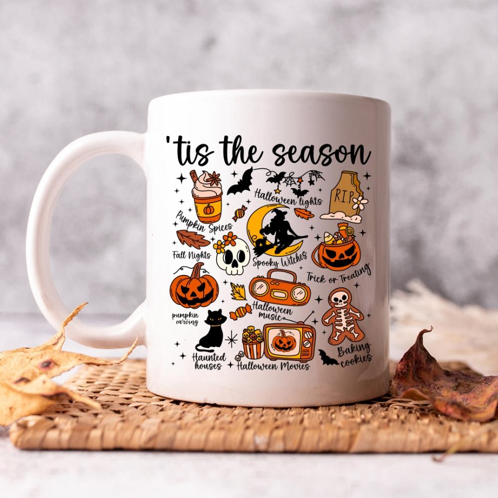 ‘Tis the Season’ Autumn & Halloween Theme Mug