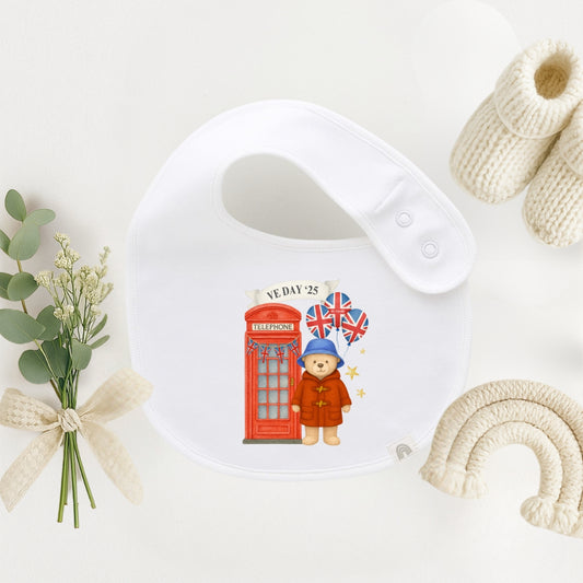 VE Day Commemorative Baby Bib - Various Designs