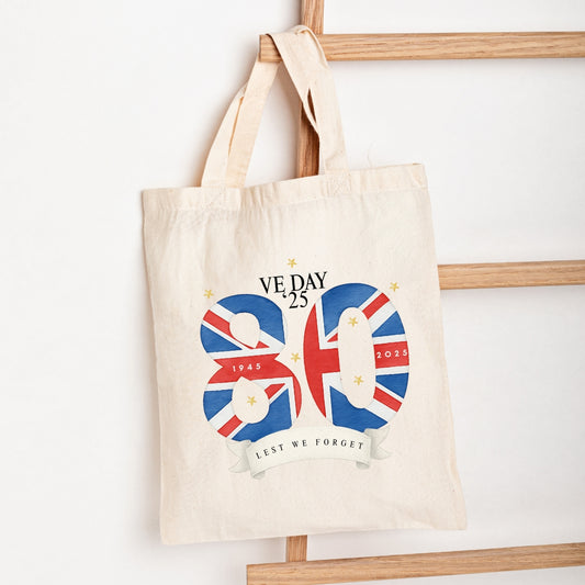 VE Day Commemorative Jute Bag - Various Designs