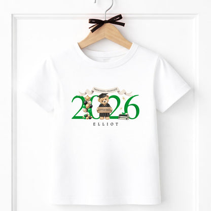 Nursery & Preschool 2026 Graduate Teddy T-Shirt