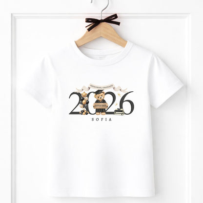 Nursery & Preschool 2026 Graduate Teddy T-Shirt