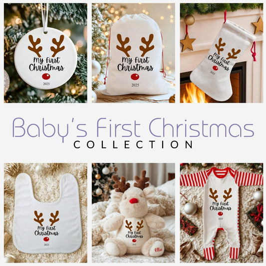 My First Christmas 2025 – Personalised Festive Keepsakes for Newborns