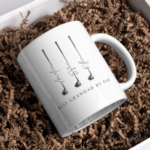 Personalised Golf Mug – Best Dad By Par