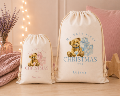 My Very First Christmas Personalised Santa Sack