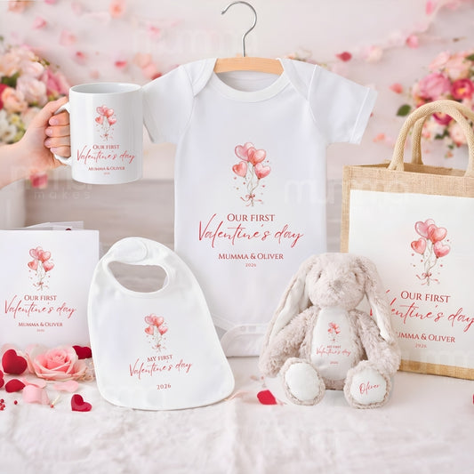 My First Valentines Deluxe Keepsake Gift Set