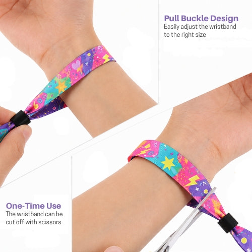 Festival & Event Wrist Bands - White Suitable for Sublilmation