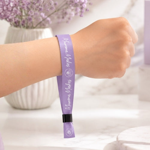 Festival & Event Wrist Bands - White Suitable for Sublilmation