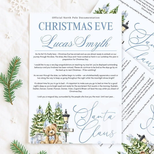 Official Christmas Eve Letter from Santa