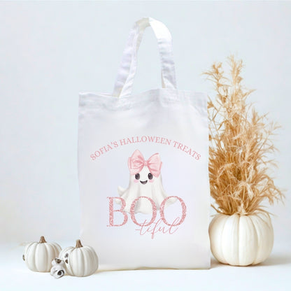 Personalised Trick or Treat Tote Bag – BOOtiful Ghost