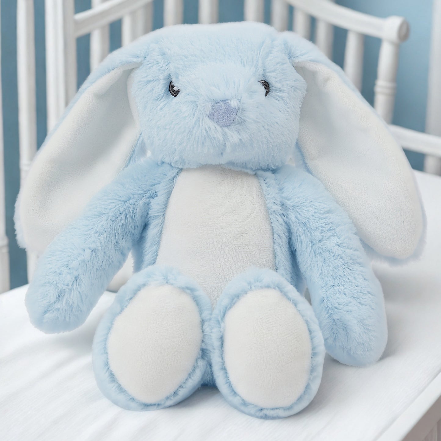 Personalised Baby New Born Bunny & Cushion set