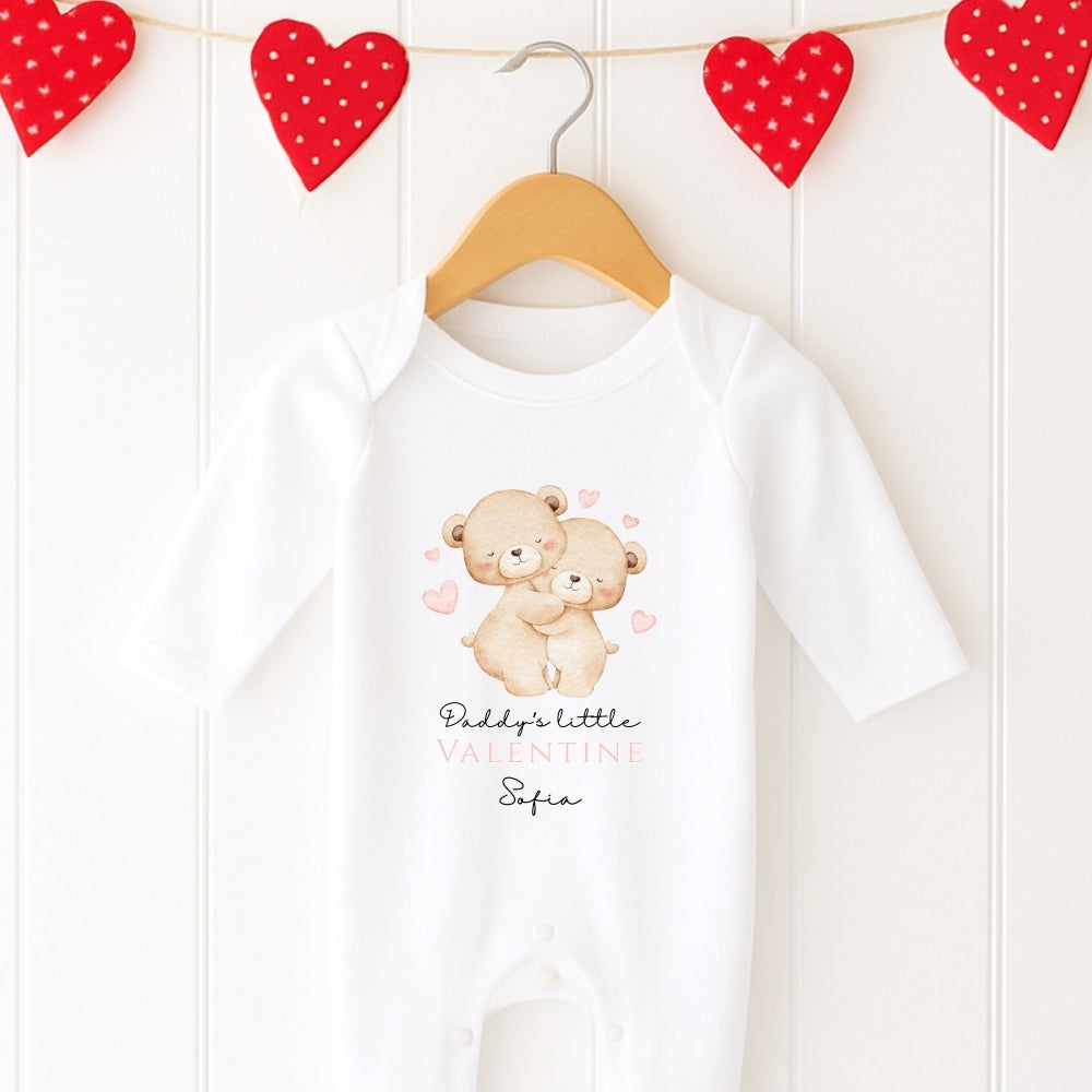 Personalised Little Valentine Onesie & Vest Set