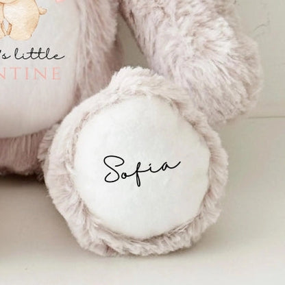 Personalised Little Valentine Bunny