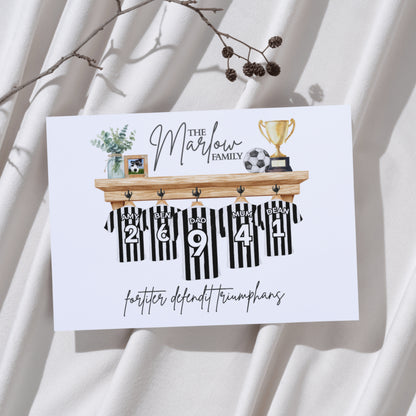 Personalised Football Shirt Print | Mug | Cushion | Framed Print