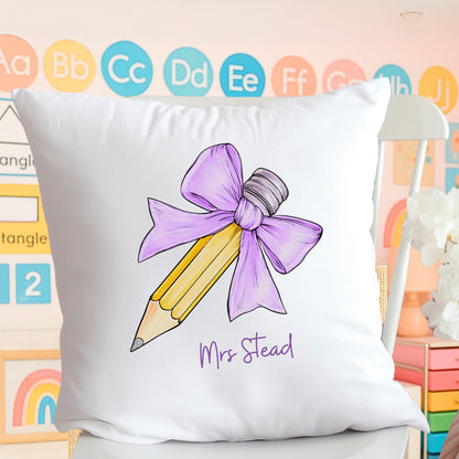 Personalised Teacher Gift Bag  - Jute - Light Pink