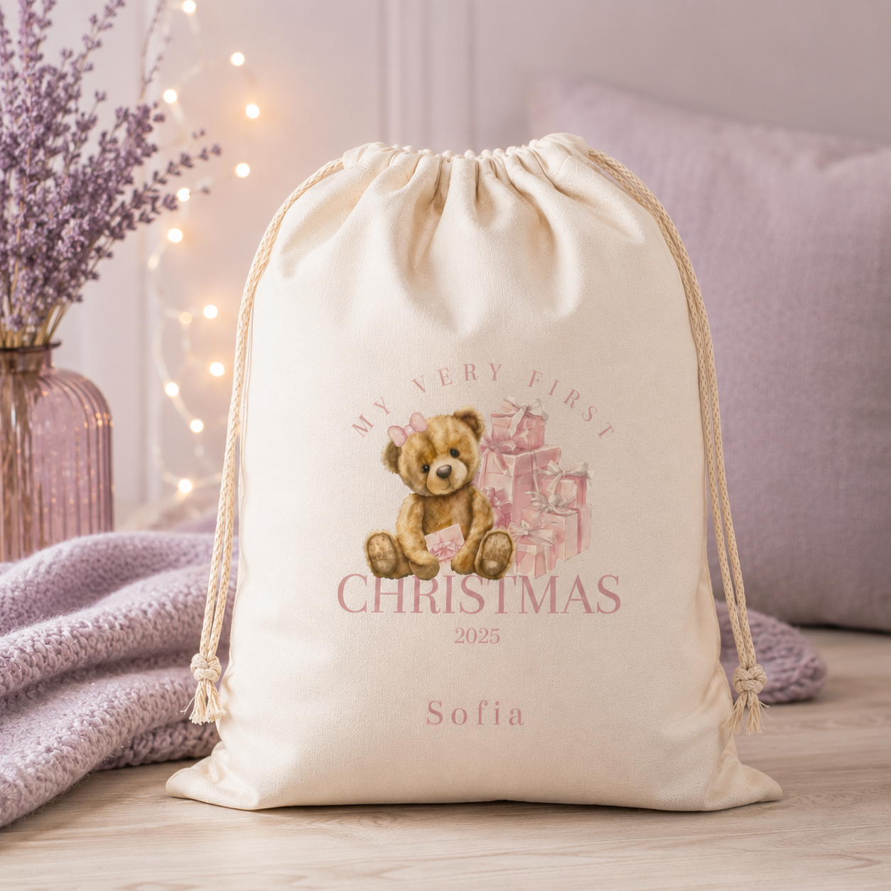 My Very First Christmas Personalised Santa Sack