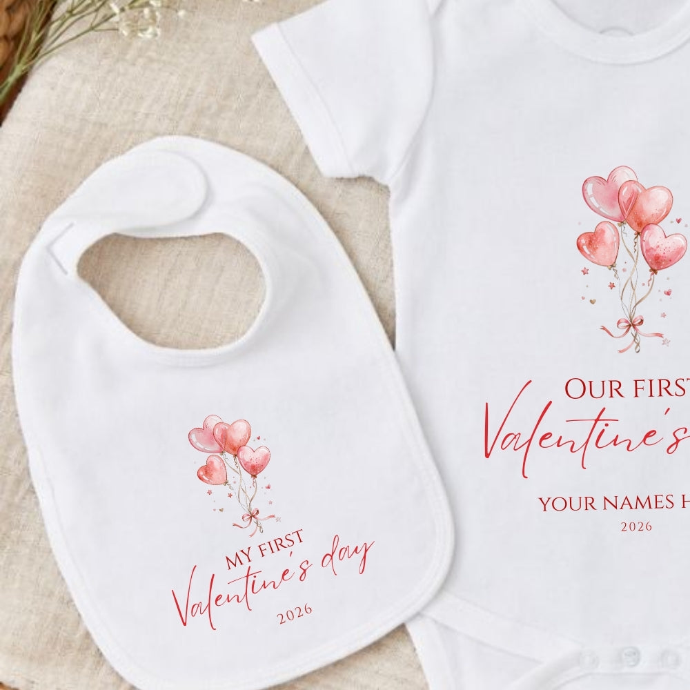 Personalised My First Valentines Day Keepsake Letterbox Gift Set