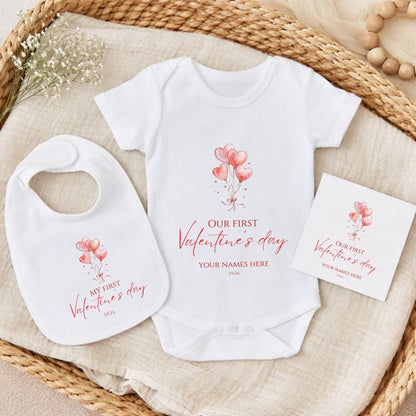 Personalised My First Valentines Day Keepsake Letterbox Gift Set