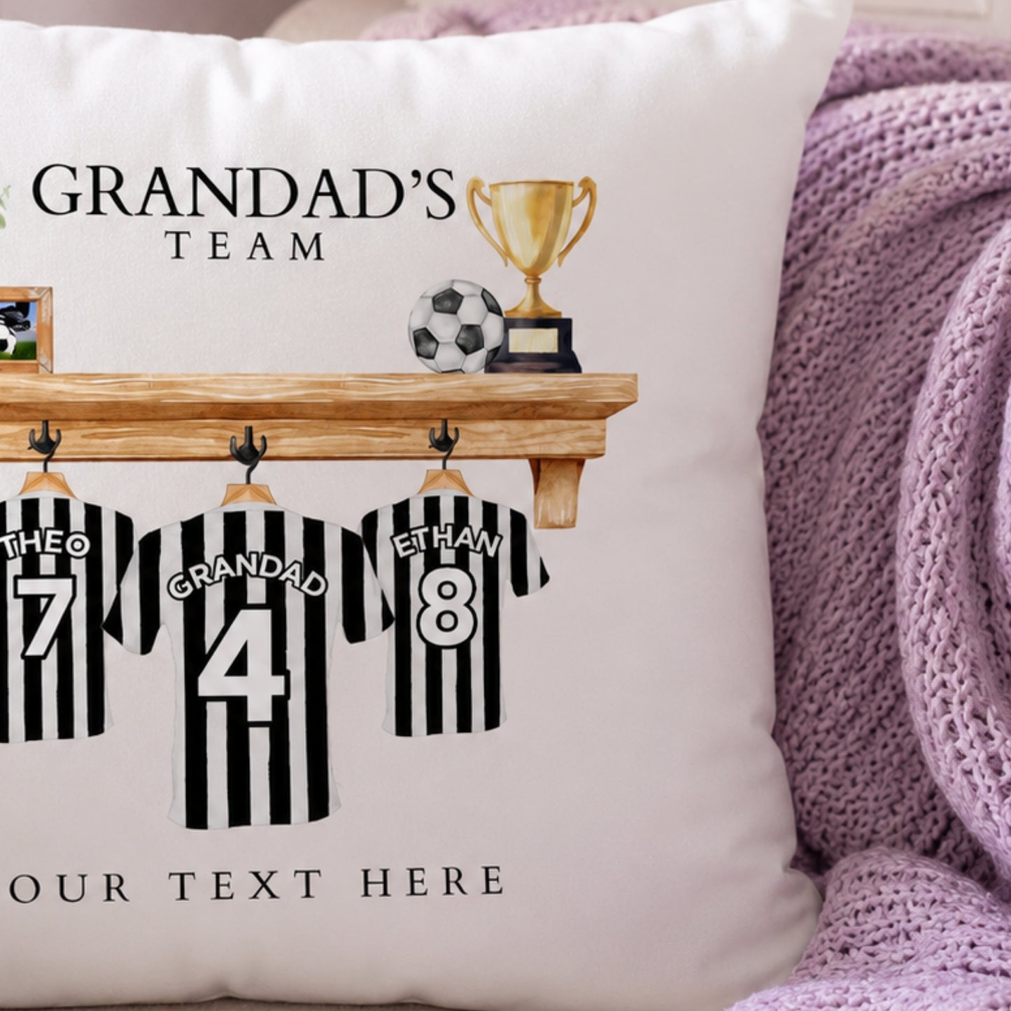 Personalised Football Lover Cushion