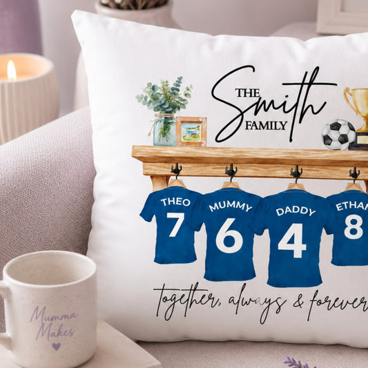 Personalised Football Lover Cushion