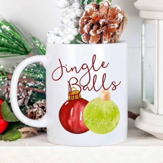 Jingle Balls Funny Christmas Gift Mug