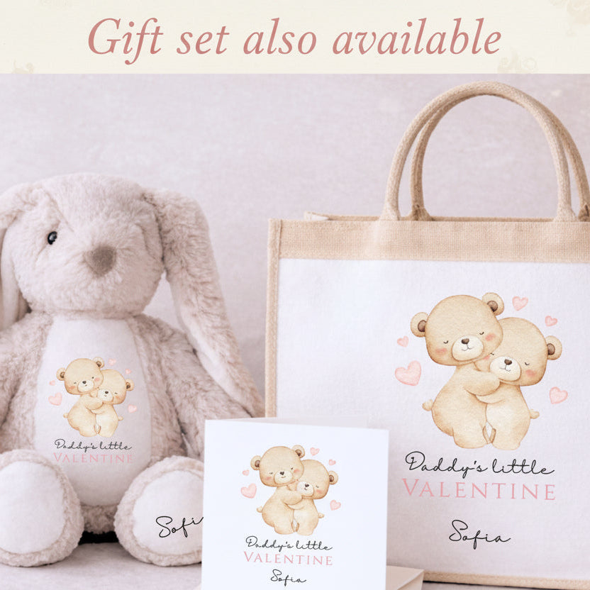 Personalised Little Valentine Bunny