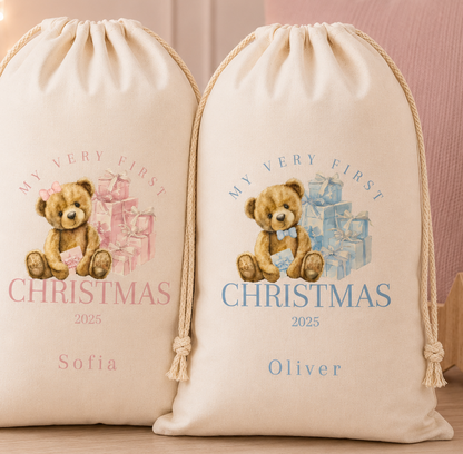 My Very First Christmas Personalised Santa Sack