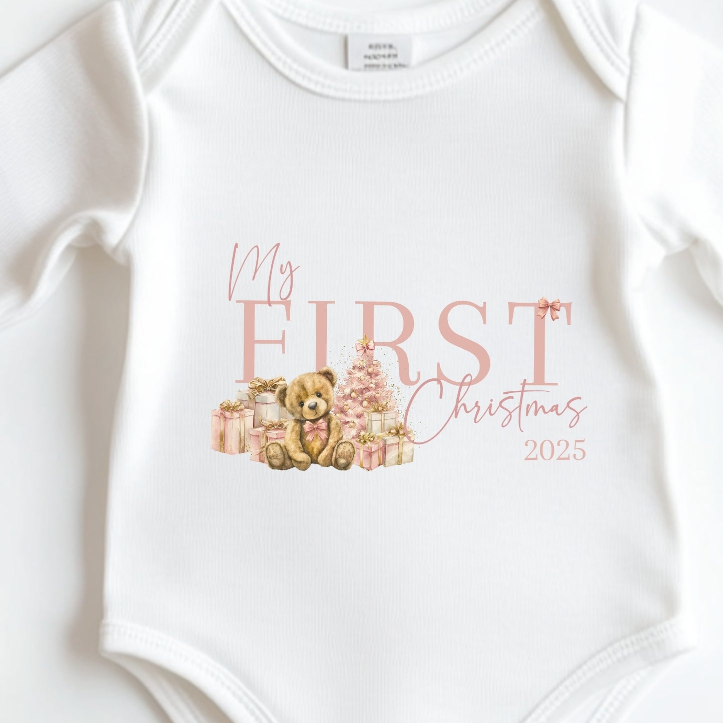 My First Christmas Baby Onesie & Vest Set
