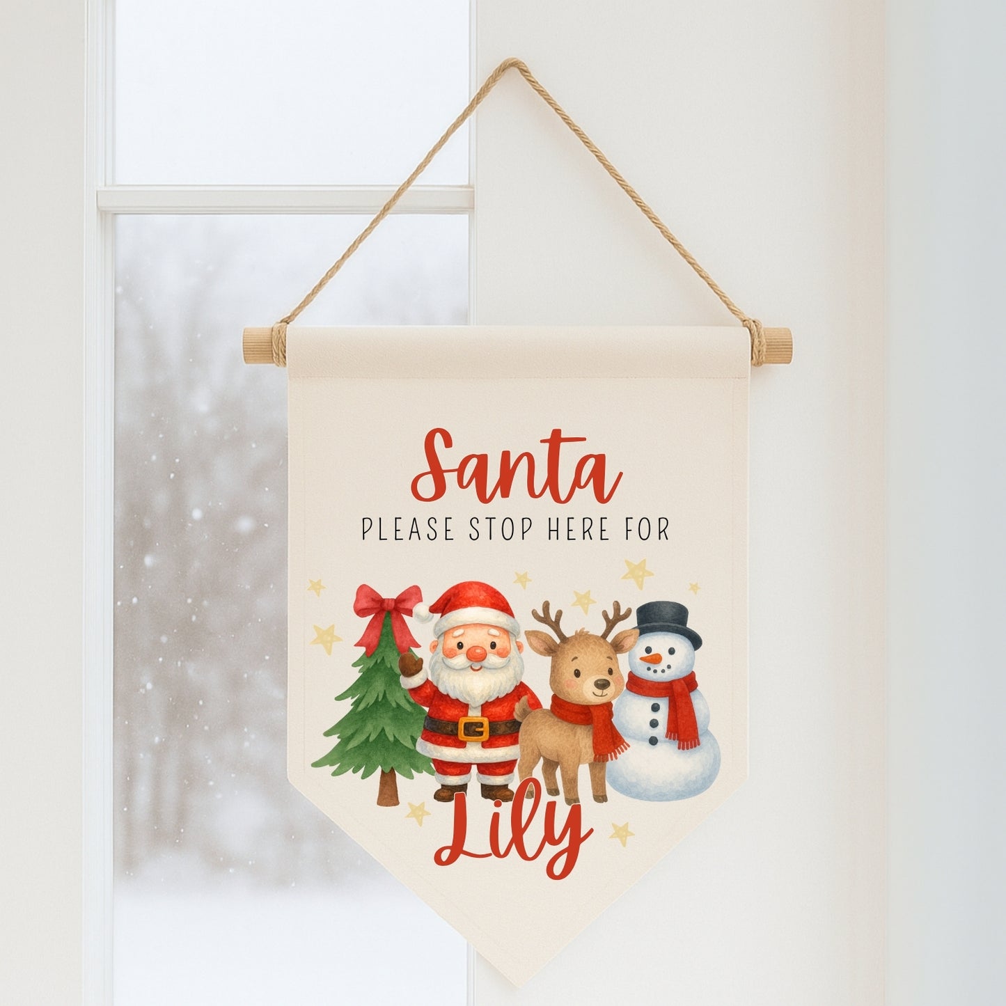 Personalised My First Christmas Characters Santa Sack